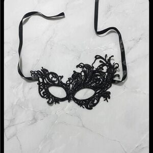 Black Lace Masquerade Eye Mask - Women Accessories